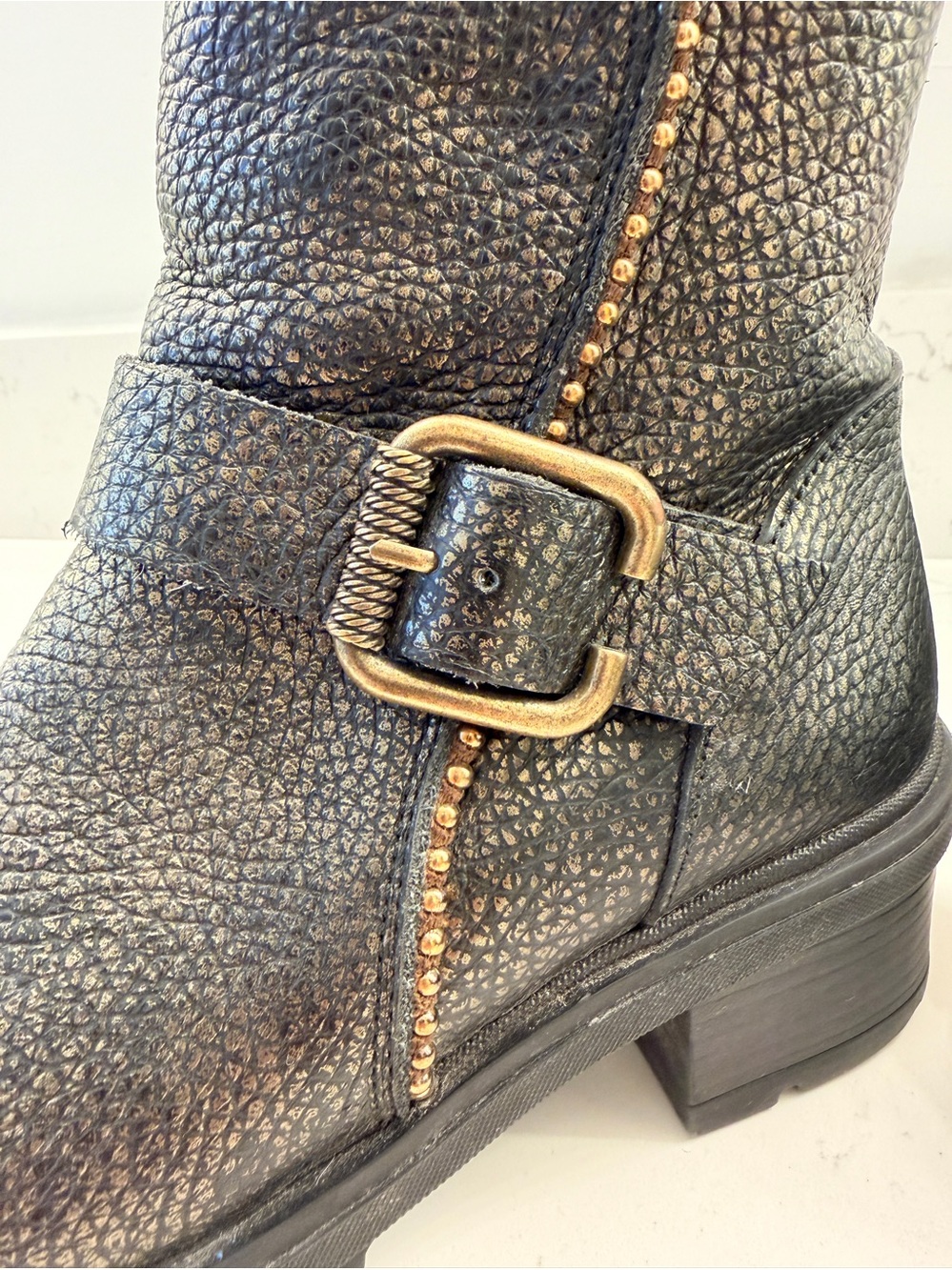 Hispanitas Levi’s Studded Moto Boots